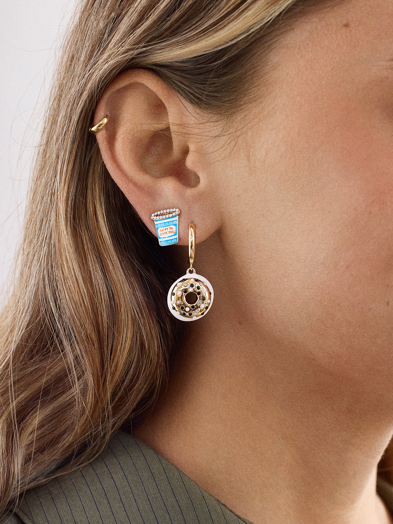 Morning Rush Earring Set - Bagel - Image 2