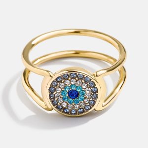 Ojo Ring - Gold/Blue