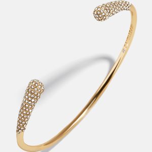 Kelly Gold Cuff Bracelet - Gold/Pav??