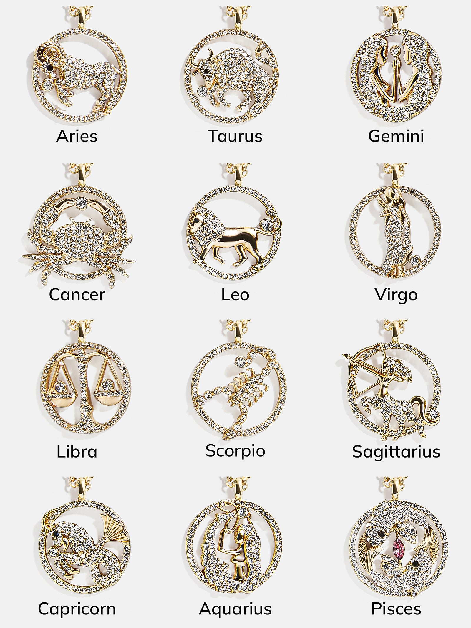 Andrea Zodiac Necklace - Aries - Image 3