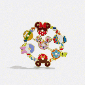 Disney Mickey Mouse Donut Pin - Multi