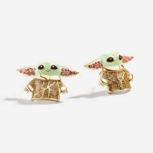 STAR WARS? GROGU? Earrings - Gold/Green