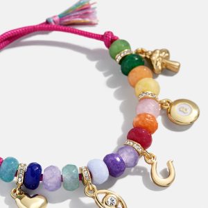 Riley Semi-Precious Charm Bracelet - Multi