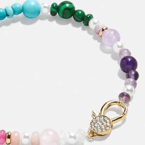 Marlowe Semi-Precious Bracelet - Gold/Multi