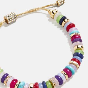 Paola Semi-Precious Bracelet - Gold/Multi