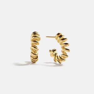 18K Gold Cece Earrings - Gold