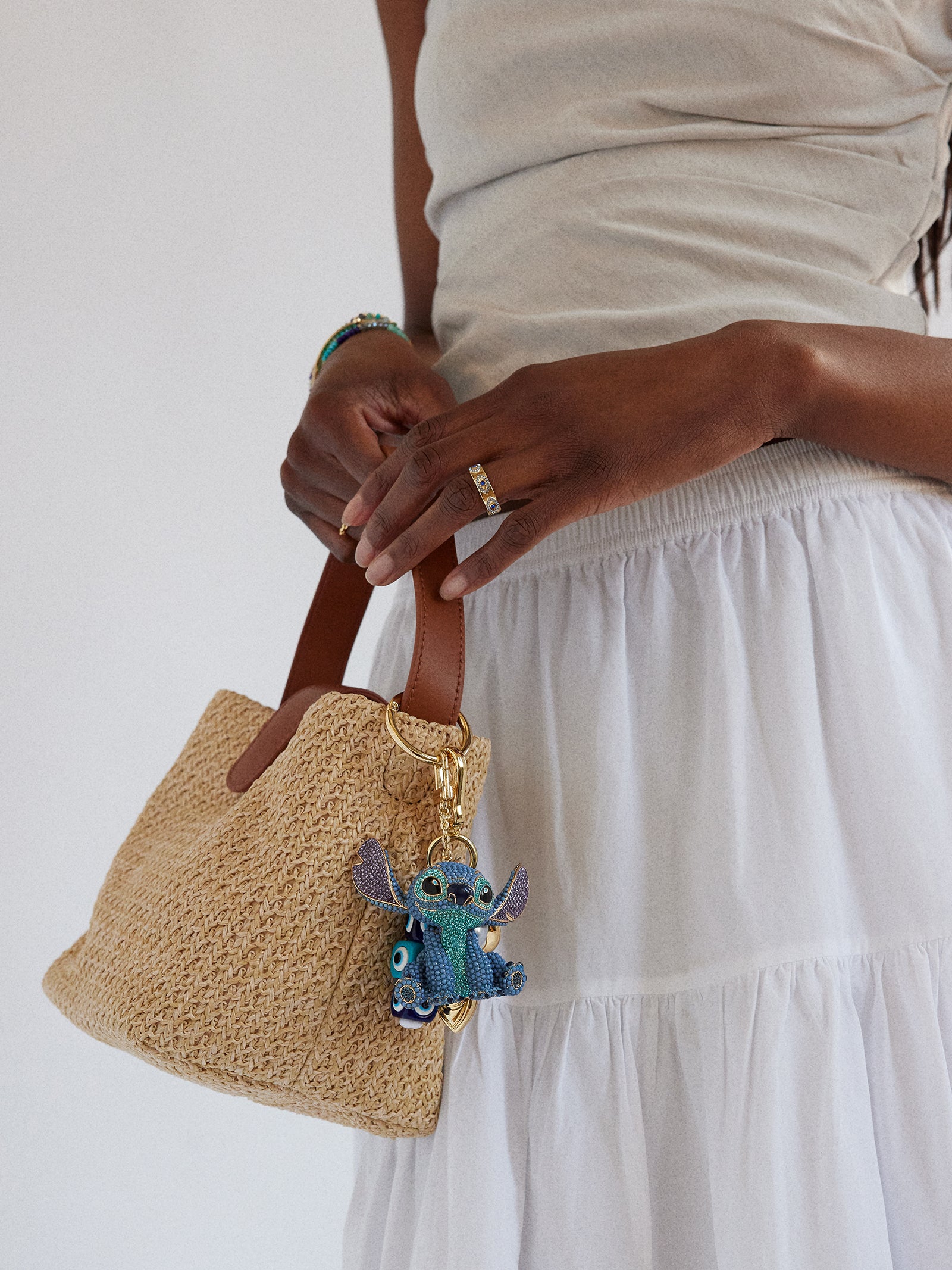 Disney Stitch 3D Bag Charm - Blue - Image 2