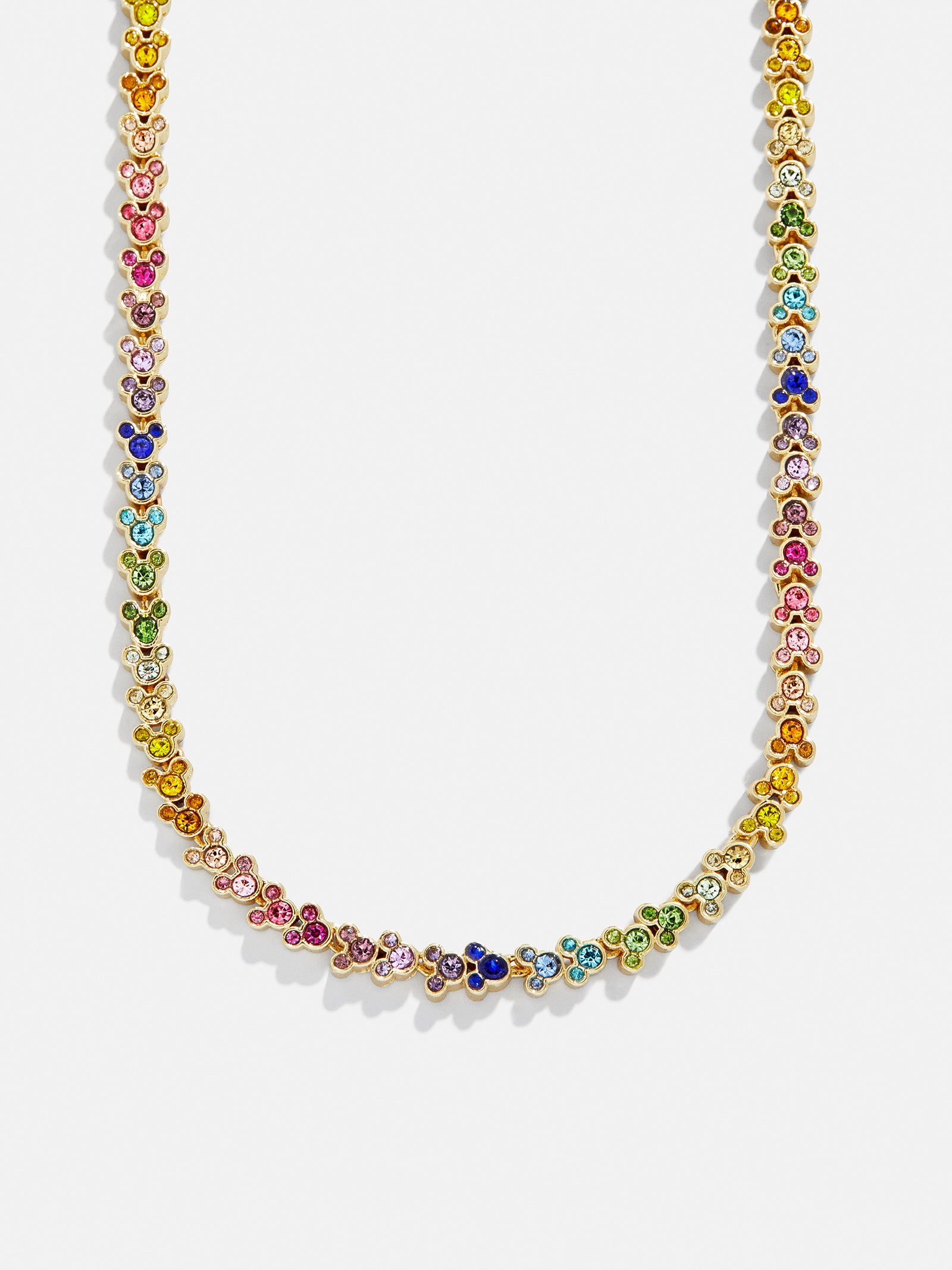 Disney Mickey Mouse Repeating Tennis Necklace - Multi