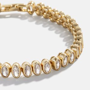 Claudia Tennis Bracelet - Oval Bezel