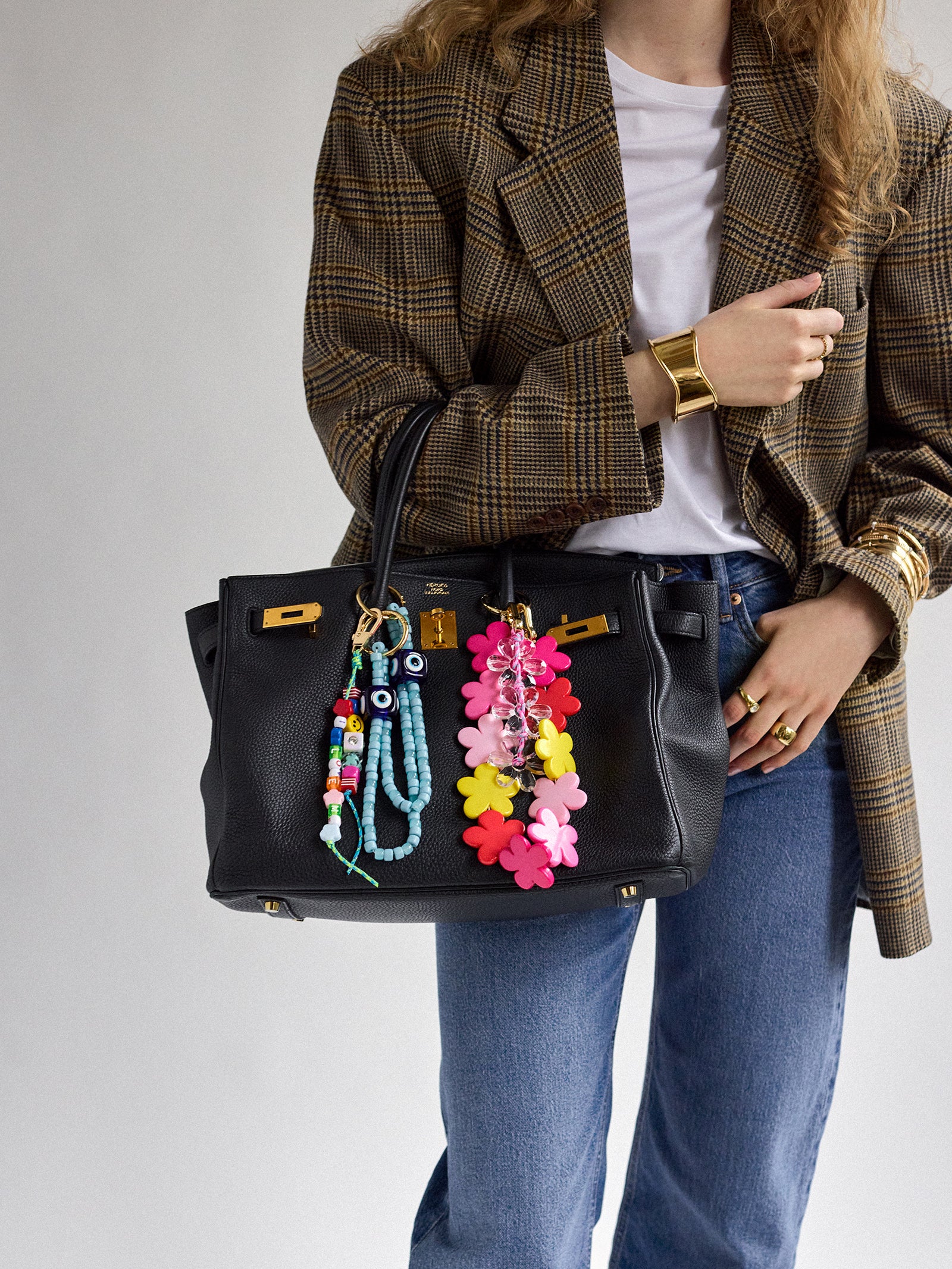 Ojo Bag Charm - Blue - Image 2