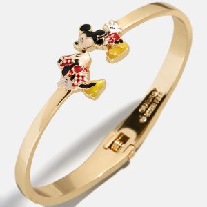 Disney Mickey & Minnie Mouse Kissing Cuff Bracelet - Mickey Mouse & Minnie Mouse