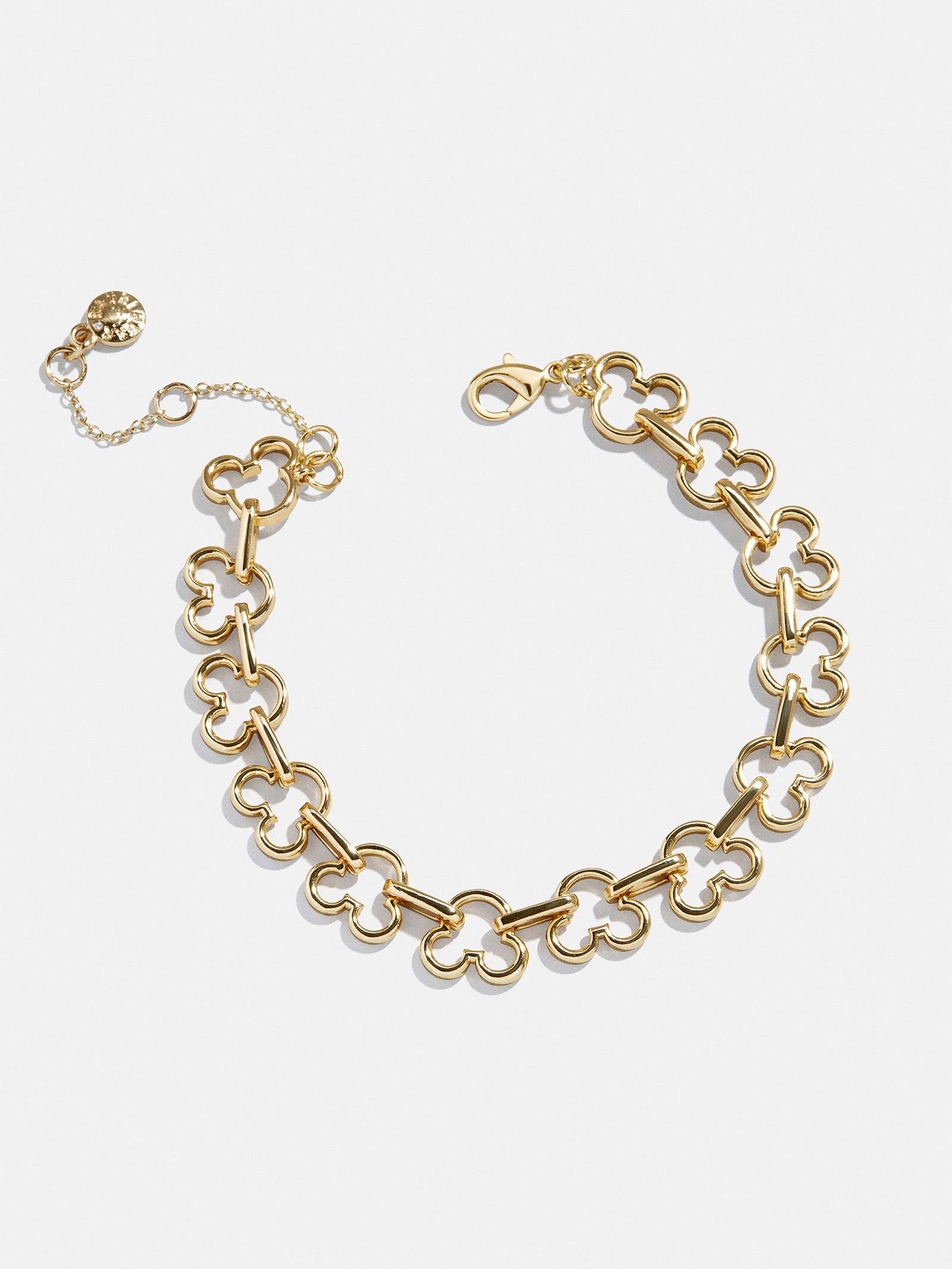 Disney Mickey Mouse Repeating Outline Bracelet - Gold - Image 3