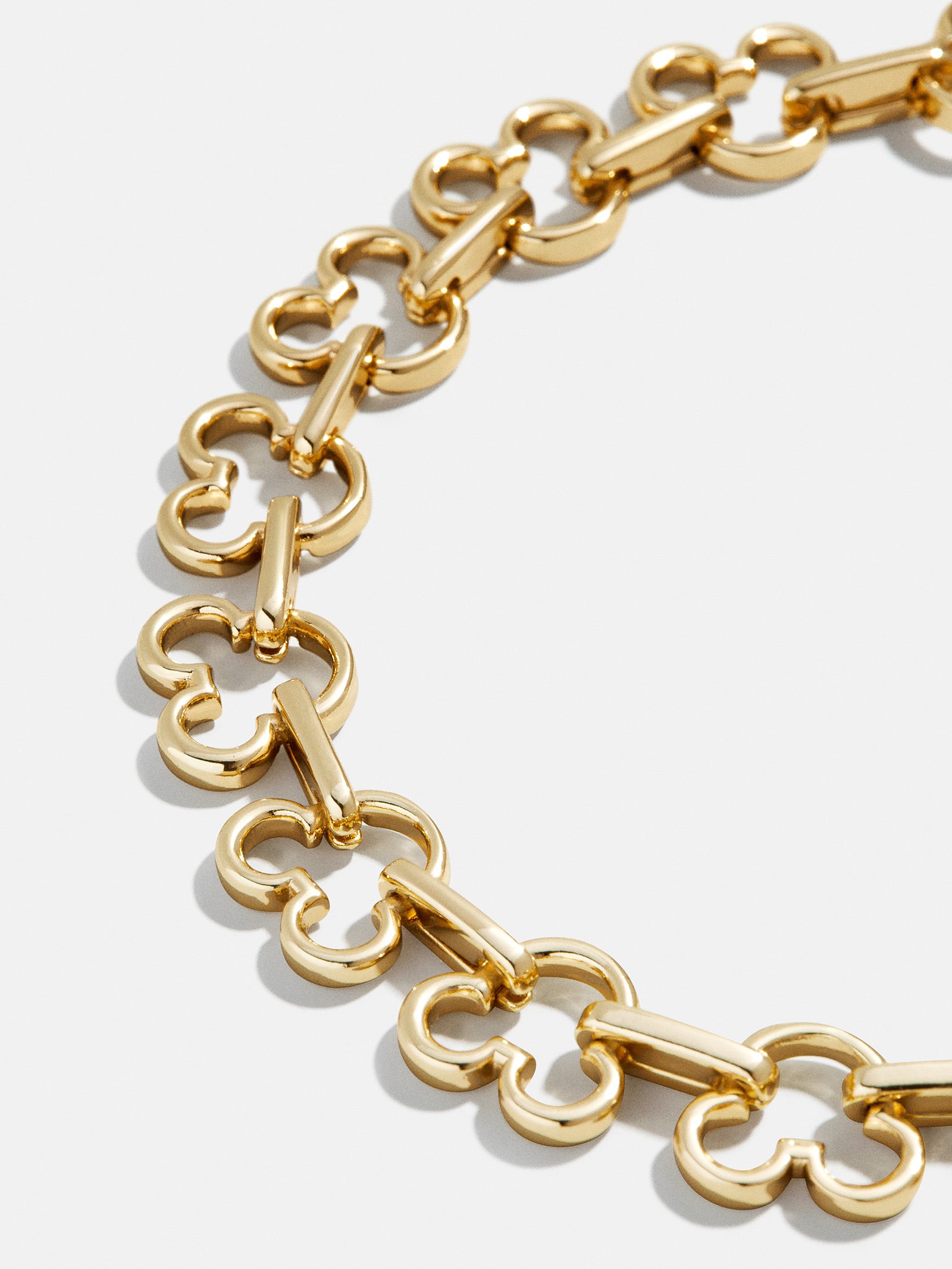 Disney Mickey Mouse Repeating Outline Bracelet - Gold - Image 4
