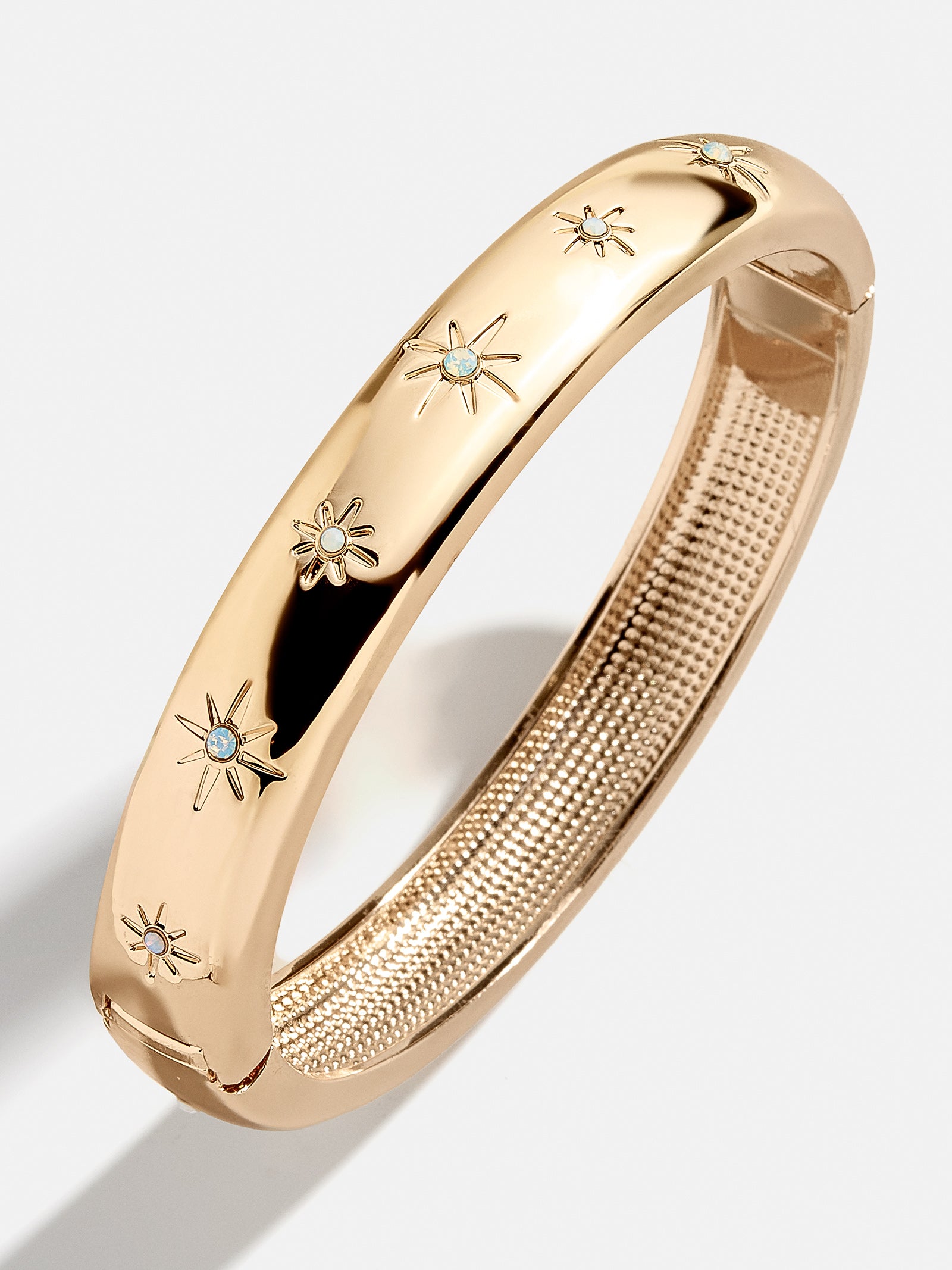 Astra Celestial Hinge Bangle - Gold/Pav??