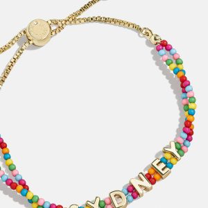 Bead Mine Kids' Custom Name Bracelet - Multi