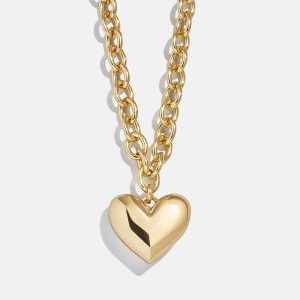 Millie Mini Bubble Heart Necklace - Gold
