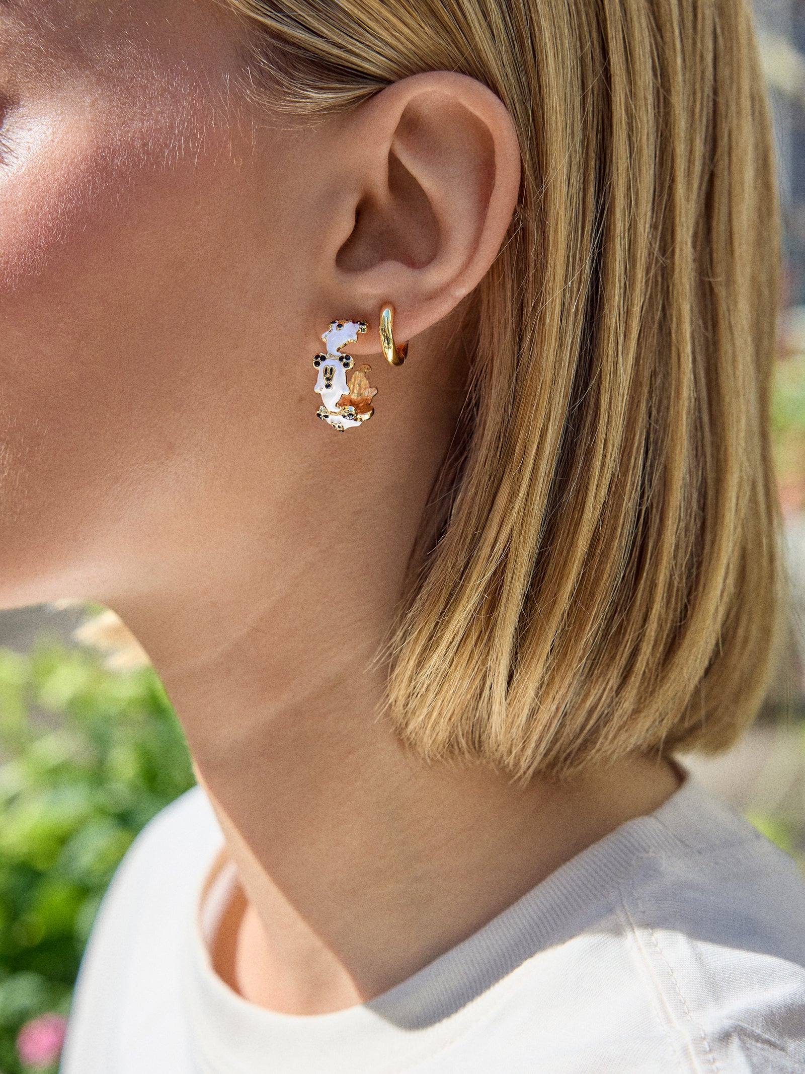 Disney Mickey Mouse Repeating Ghost Earrings - Ghost - Image 2