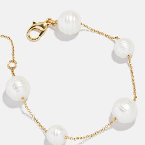 Blair Pearl Bracelet - White