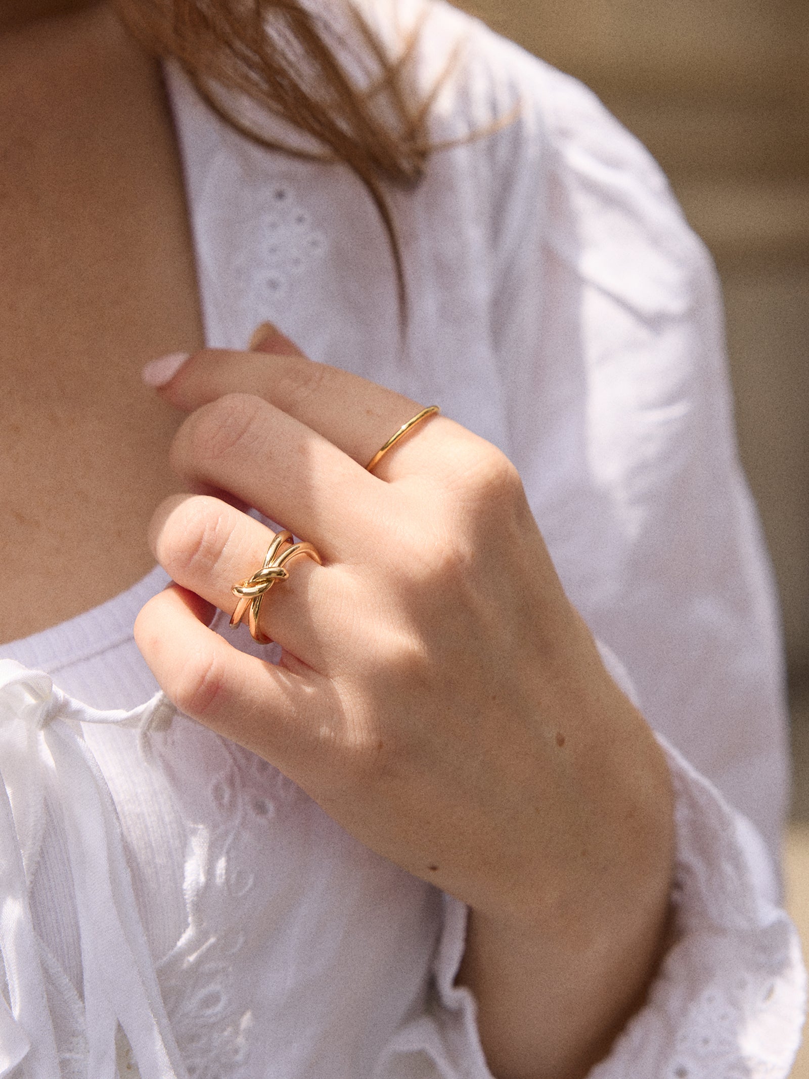 Gold Ties Ring - Gold - Image 2