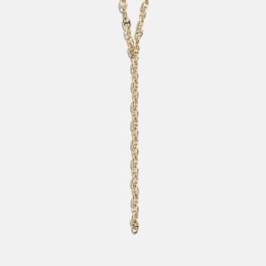Thalia Gold Lariat Necklace - Gold