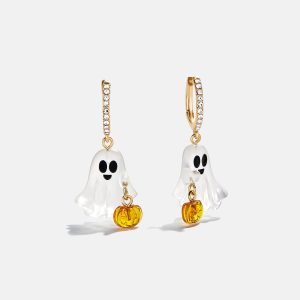 Hangin' with my Boo Hoop Earrings - Ghost