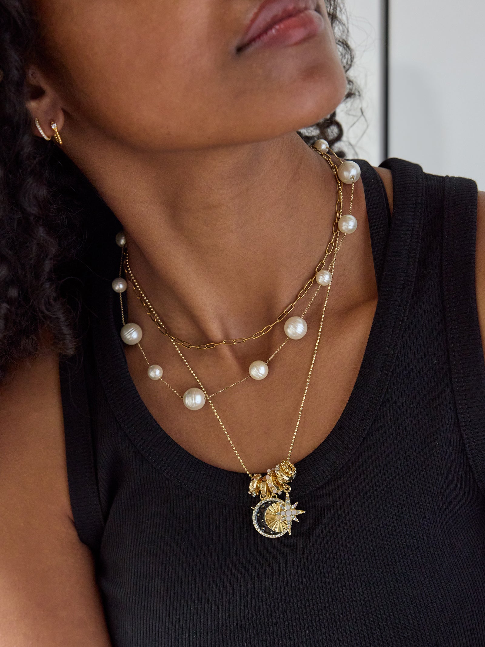 Cressida Celestial Charm Necklace - Star - Image 2