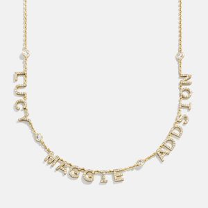 14K Gold Custom Multi Name Necklace - 3 Names