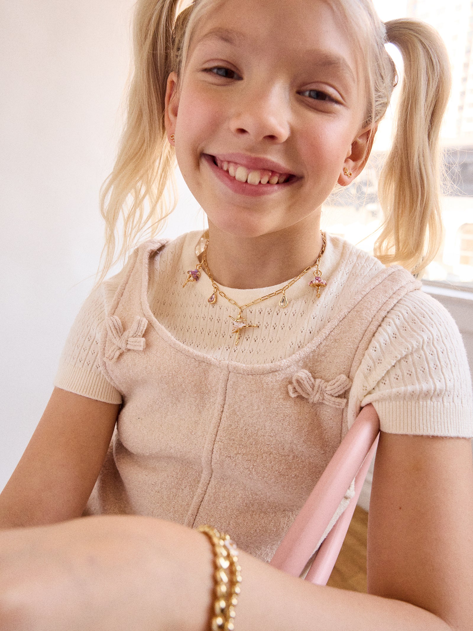 En Pointe Kids' Charm Necklace - Ballet - Image 2