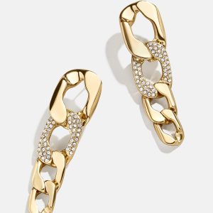 Michel Drop Earrings - Gold/Pav??
