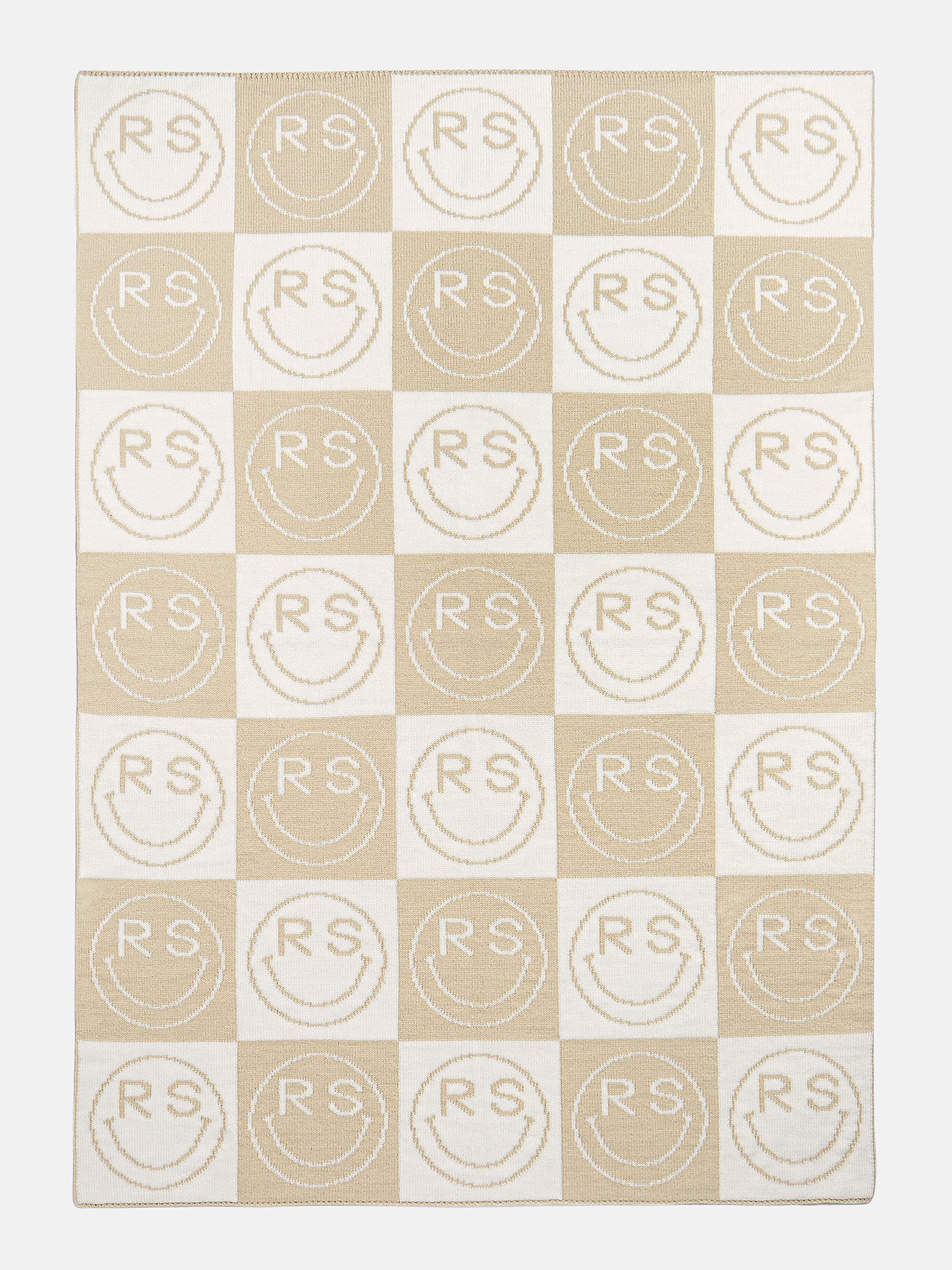All Smiles Custom Blanket - Natural/Beige