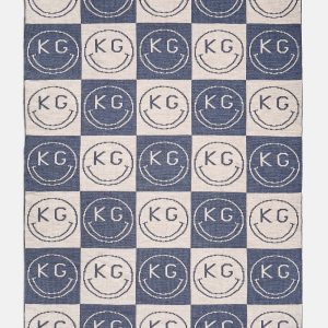 All Smiles Custom Blanket - Denim Blue/Stone