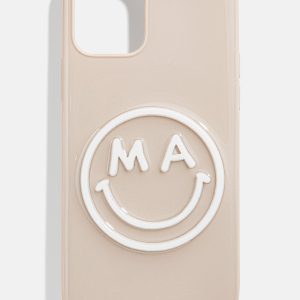 All Smiles Custom iPhone Case - Beige/White