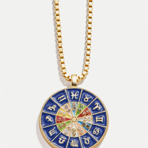 18K Gold Reversible Medallion Necklace - Astro