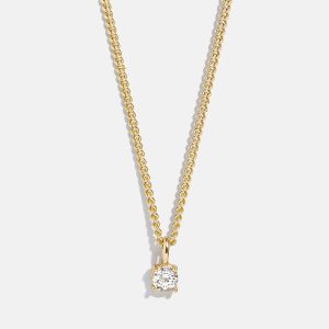 Victoria 18K Gold Necklace - Gold/Pav??