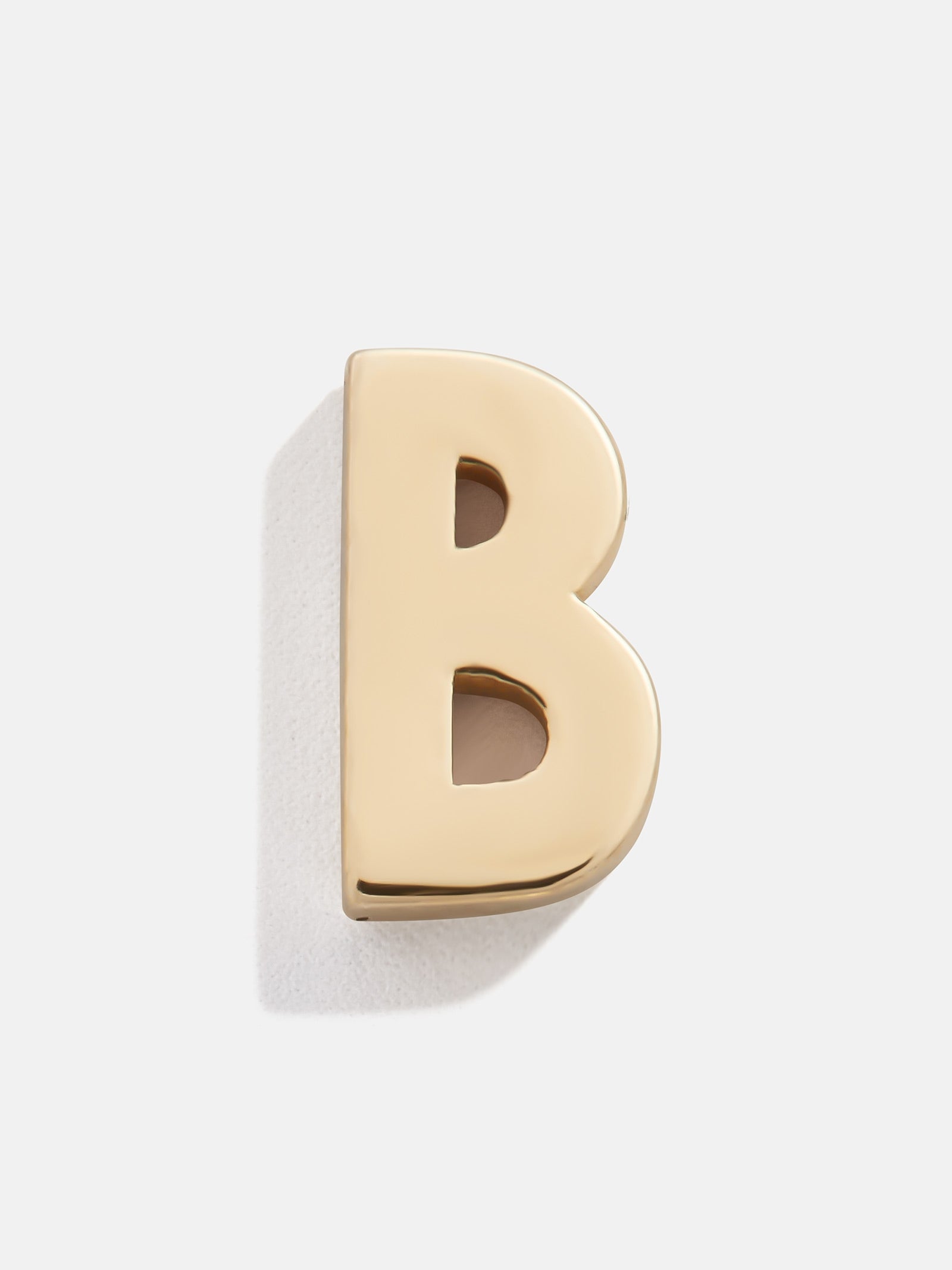 Single 14K Solid Gold Initial Earring - Gold - Image 5