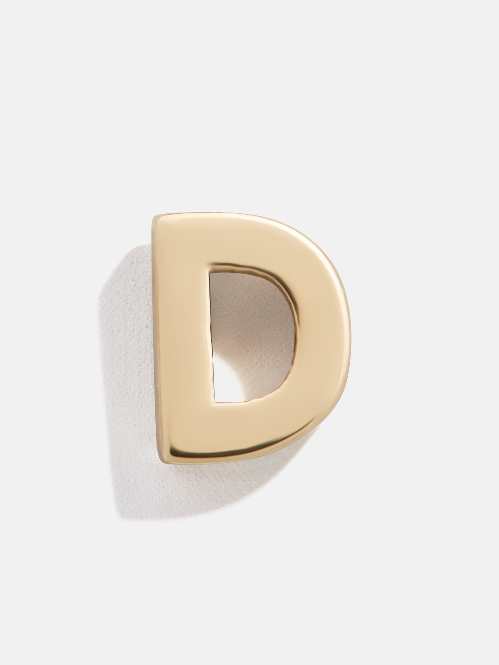 Single 14K Solid Gold Initial Earring - Gold - Image 7