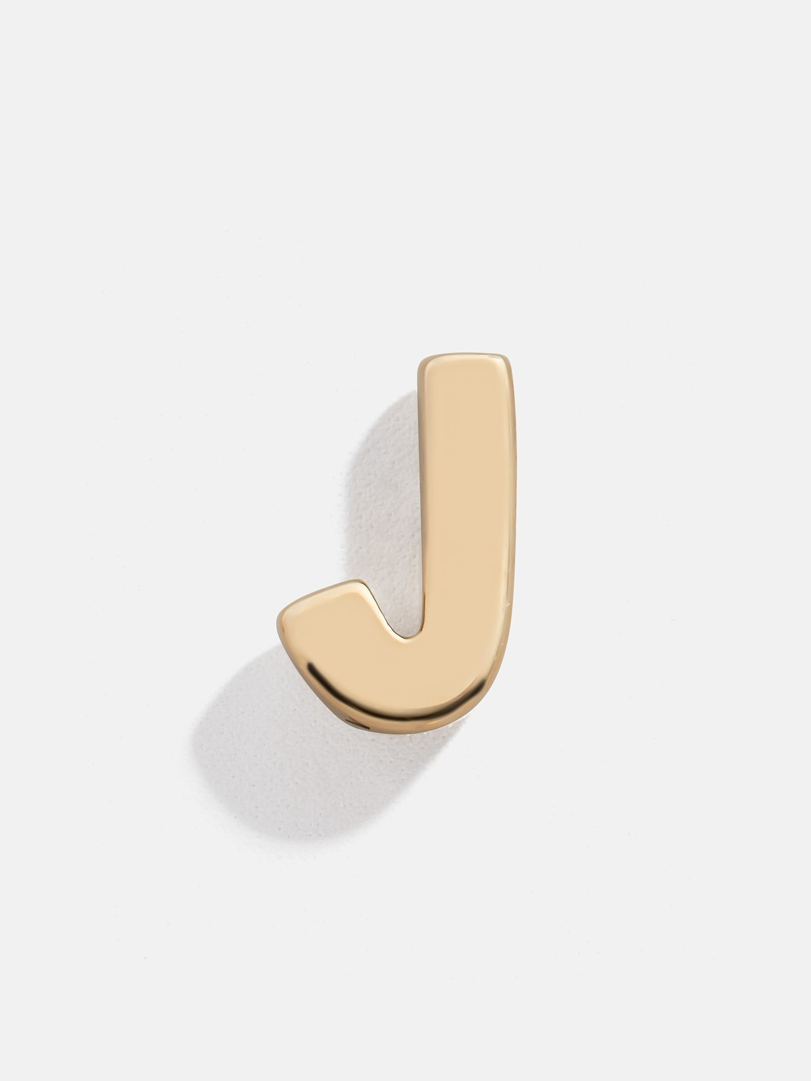 Single 14K Solid Gold Initial Earring - Gold - Image 13