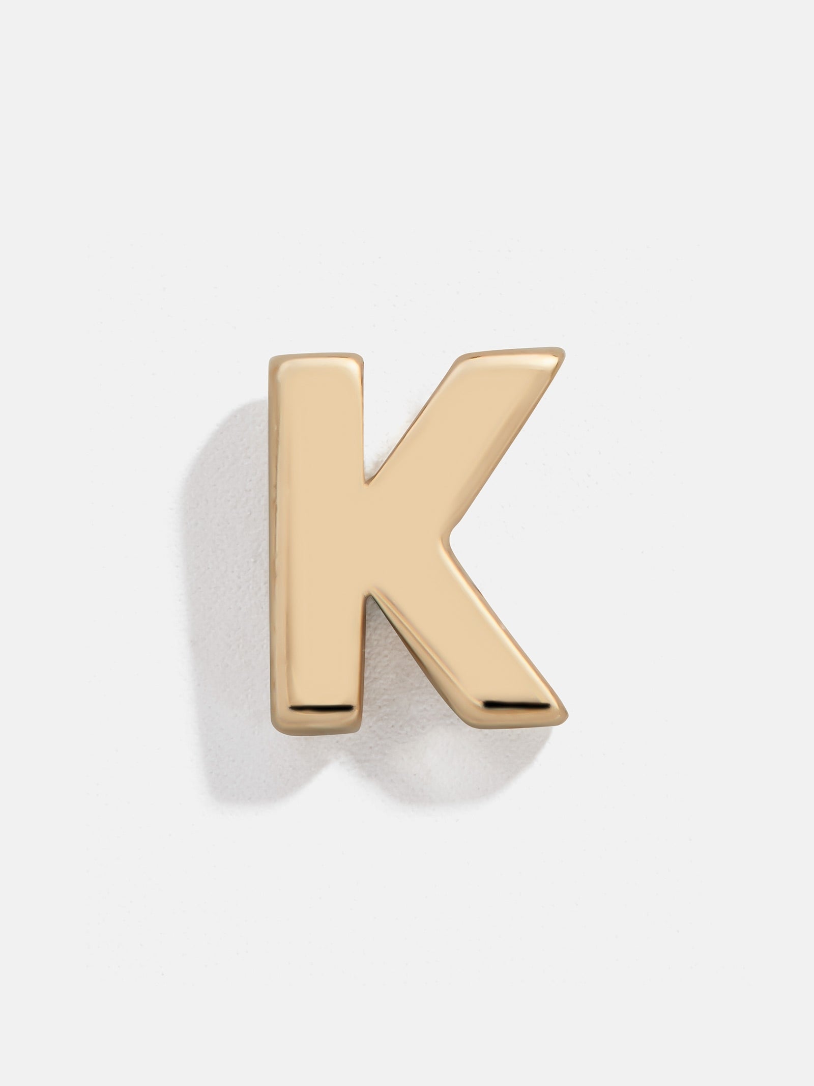 Single 14K Solid Gold Initial Earring - Gold - Image 14