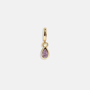 Birthstone Cluster Charm - Light Amethyst