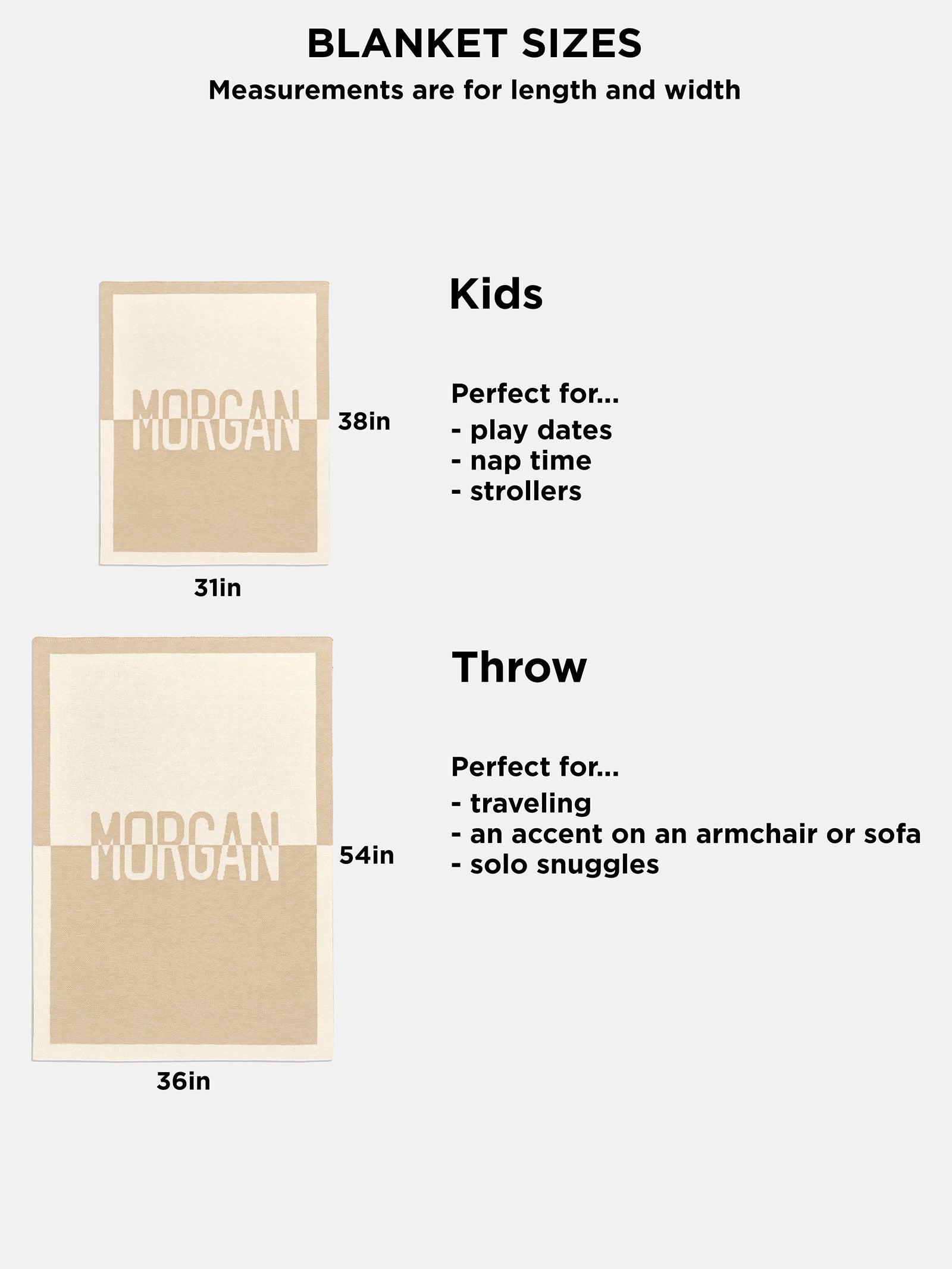 Initial Here Custom Blanket - Navy/Gray - Image 5