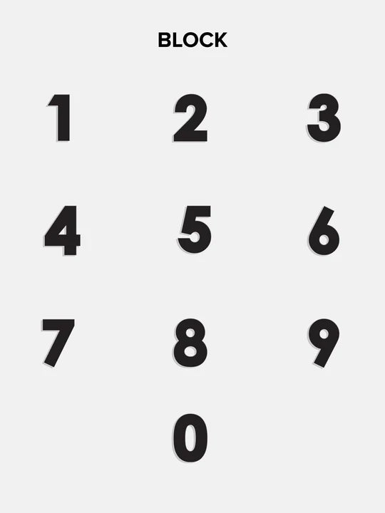 18K Gold Spaced Number Custom Necklace - XS - Image 15