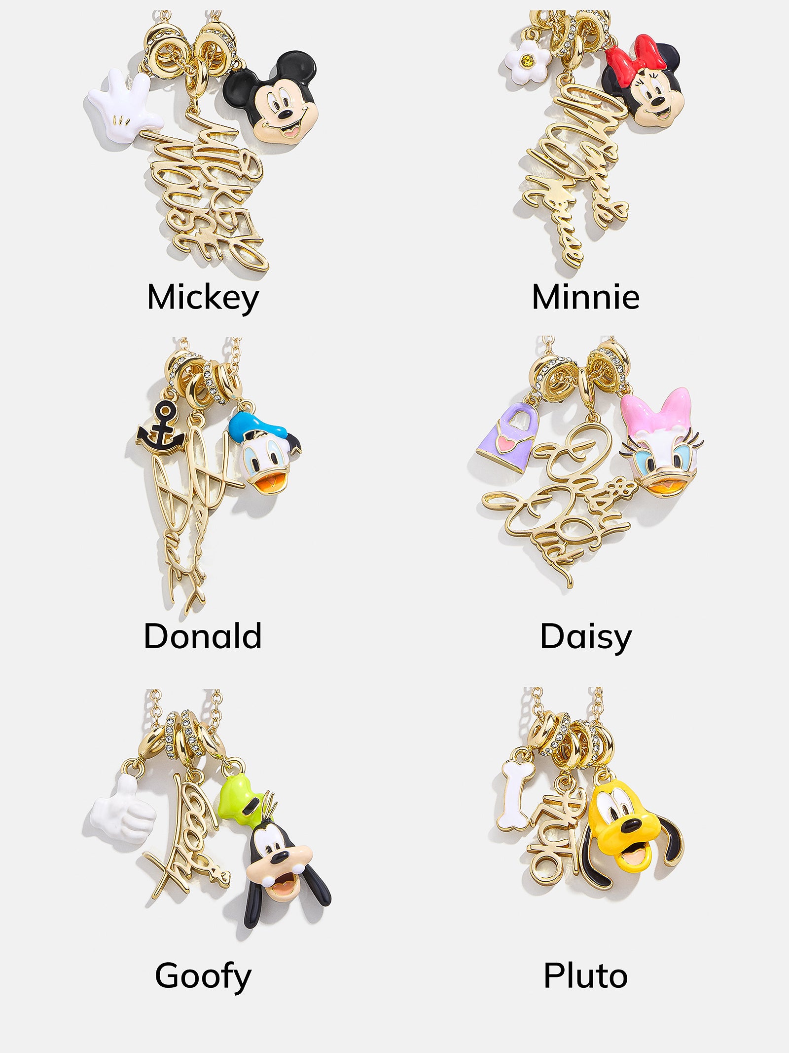 Disney Pluto Cluster Charm Necklace - Pluto - Image 6