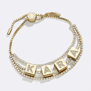 Click & Go Custom Bracelet - Gold/Pav??