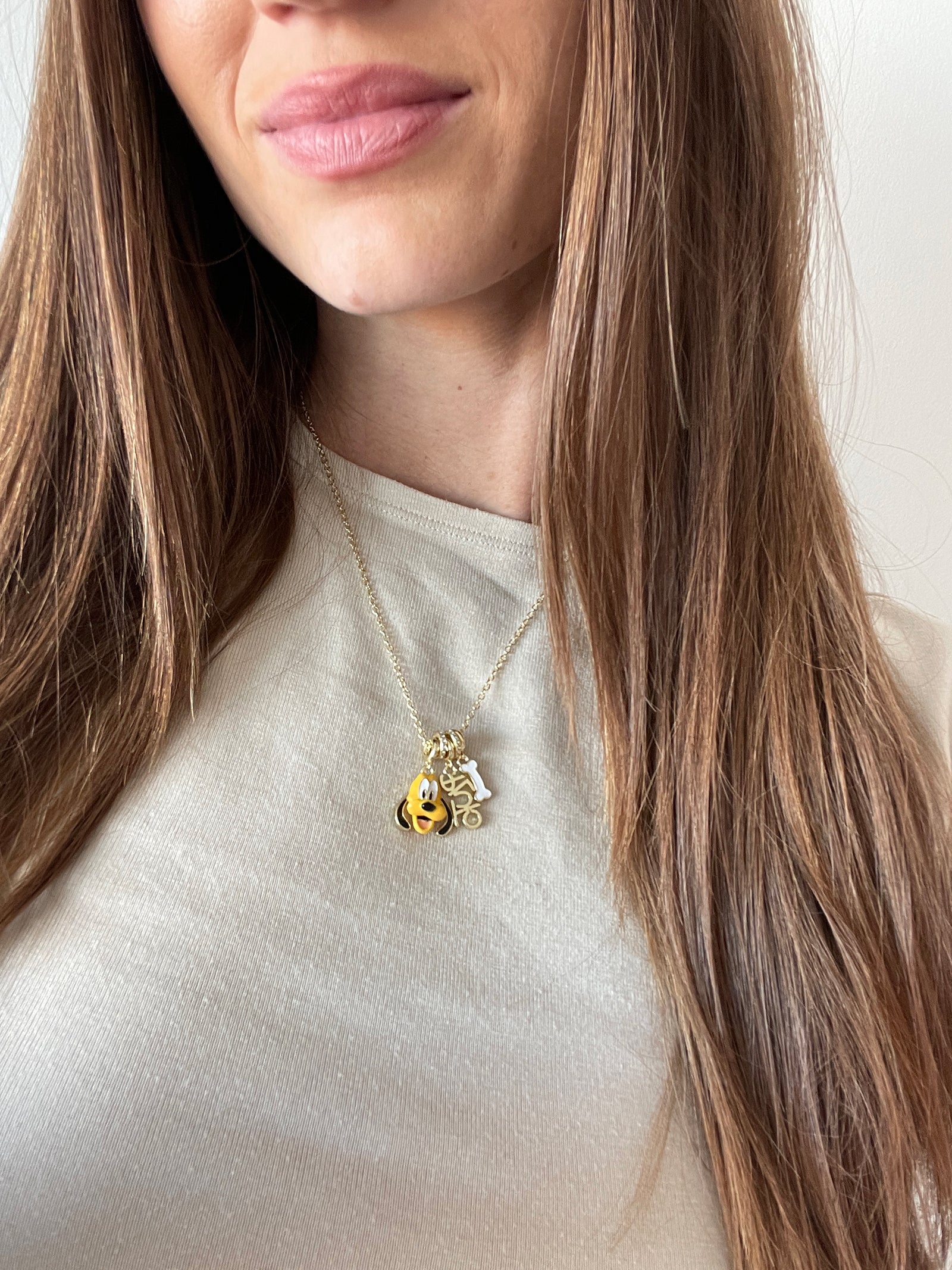 Disney Pluto Cluster Charm Necklace - Pluto - Image 2