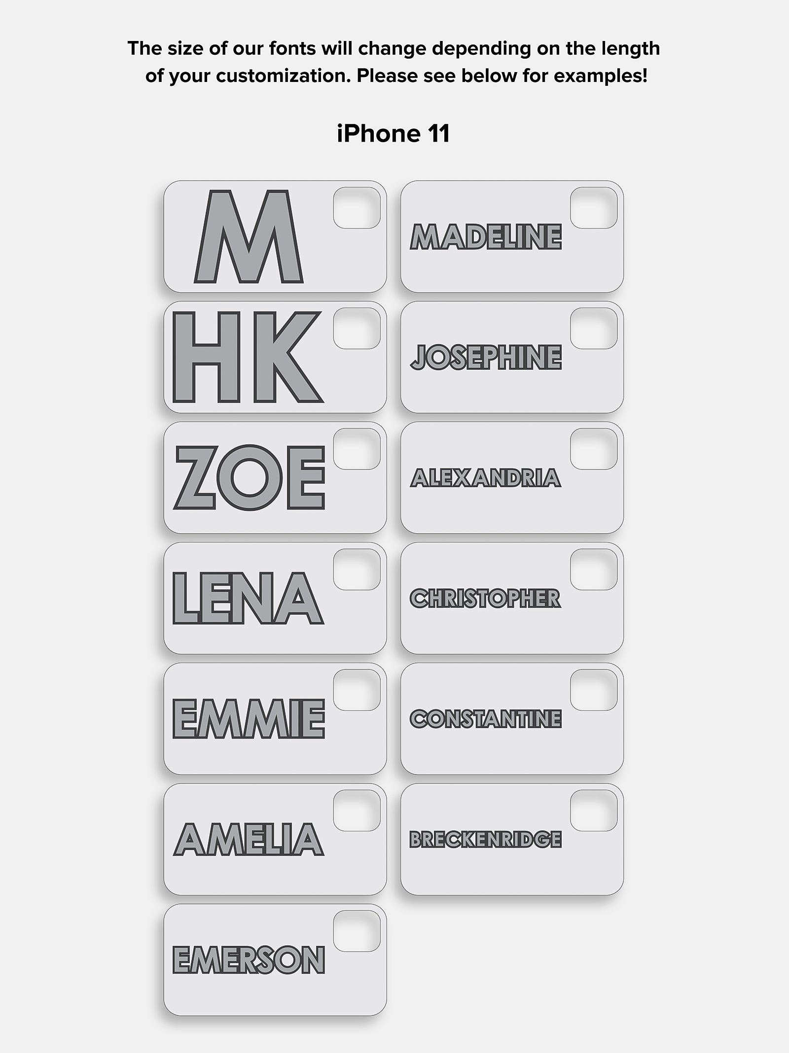 Block Font Custom iPhone Case - Lavender/White - Image 6