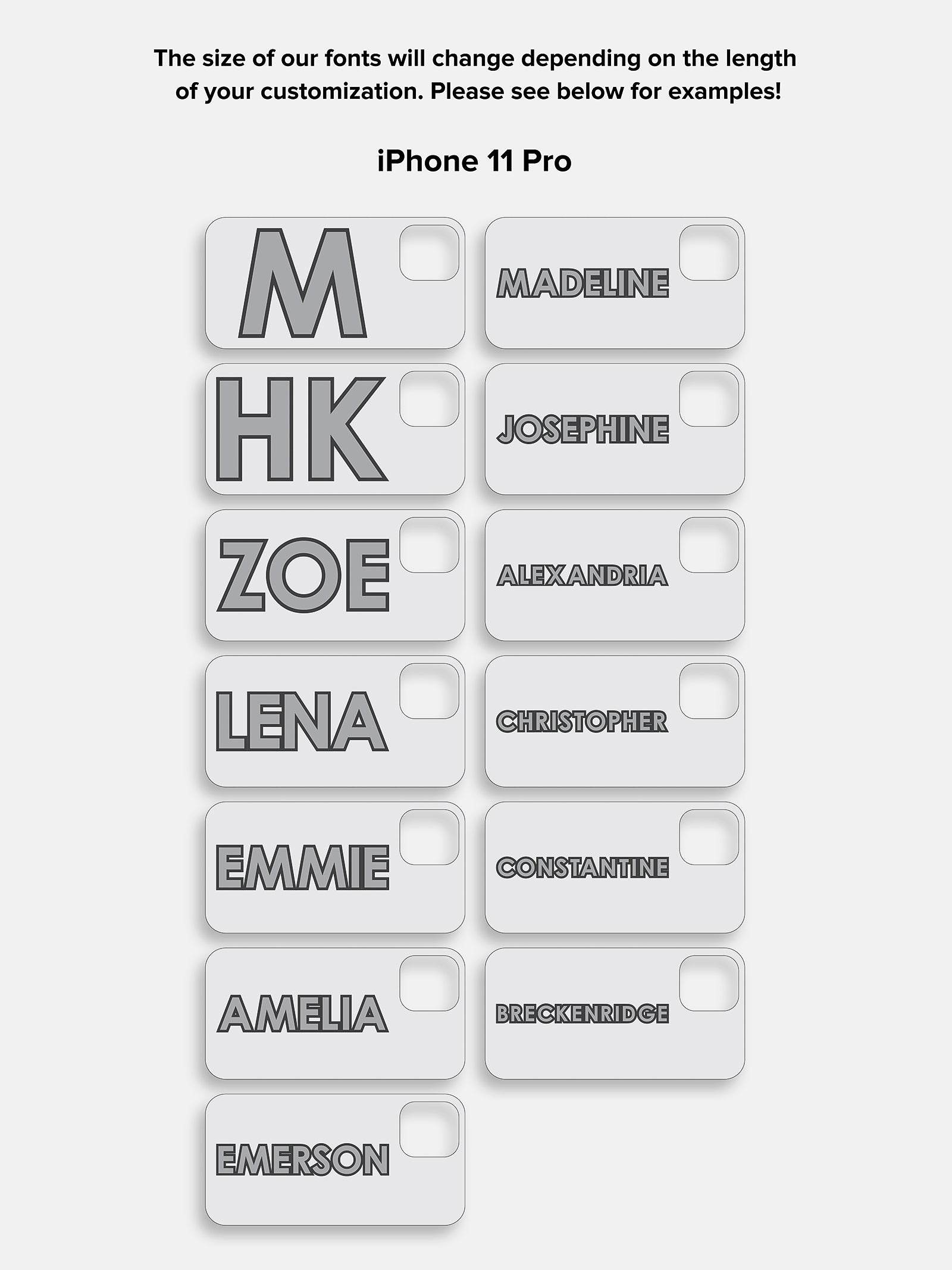 Block Font Custom iPhone Case - Lavender/White - Image 7
