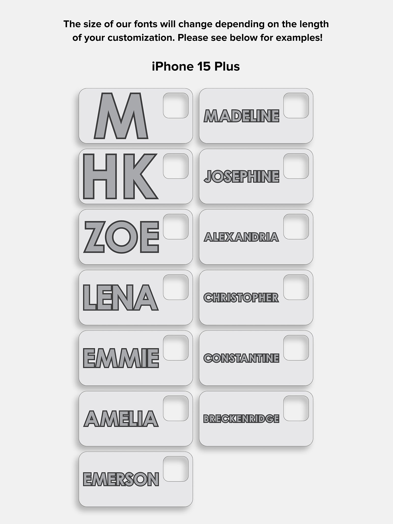 Block Font Custom iPhone Case - Lavender/White - Image 22
