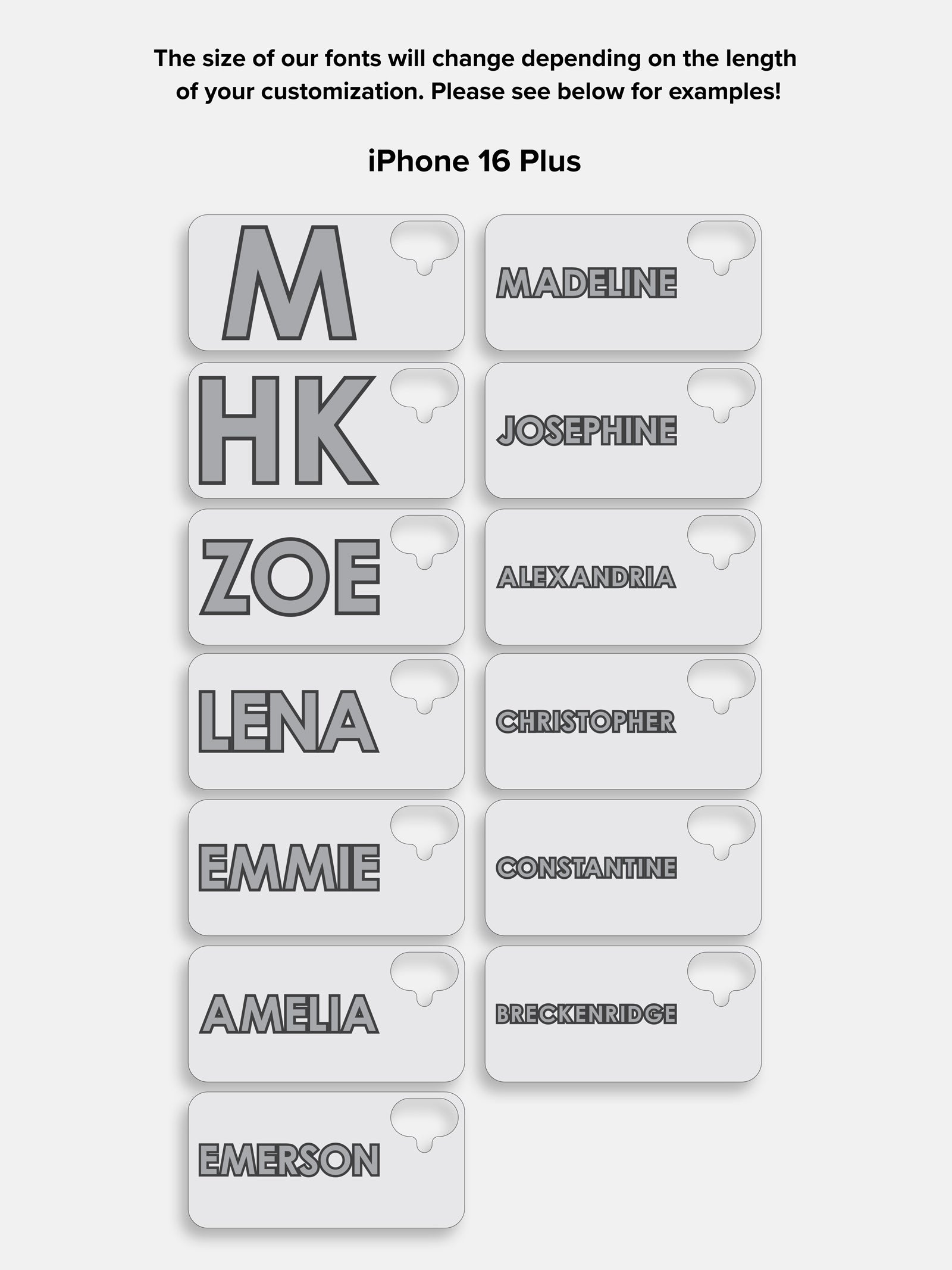 Block Font Custom iPhone Case - Lavender/White - Image 28