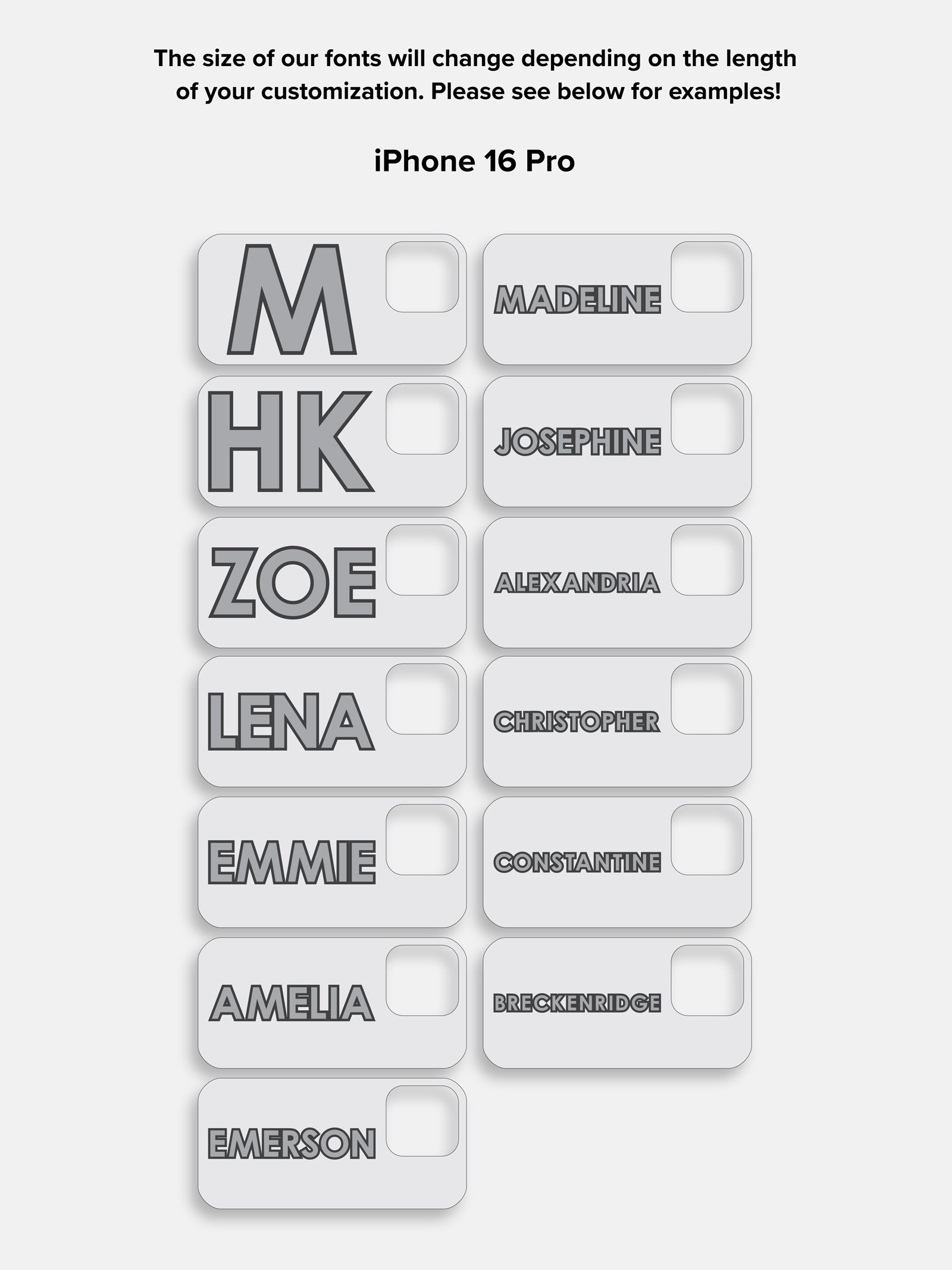 Block Font Custom iPhone Case - Lavender/White - Image 25