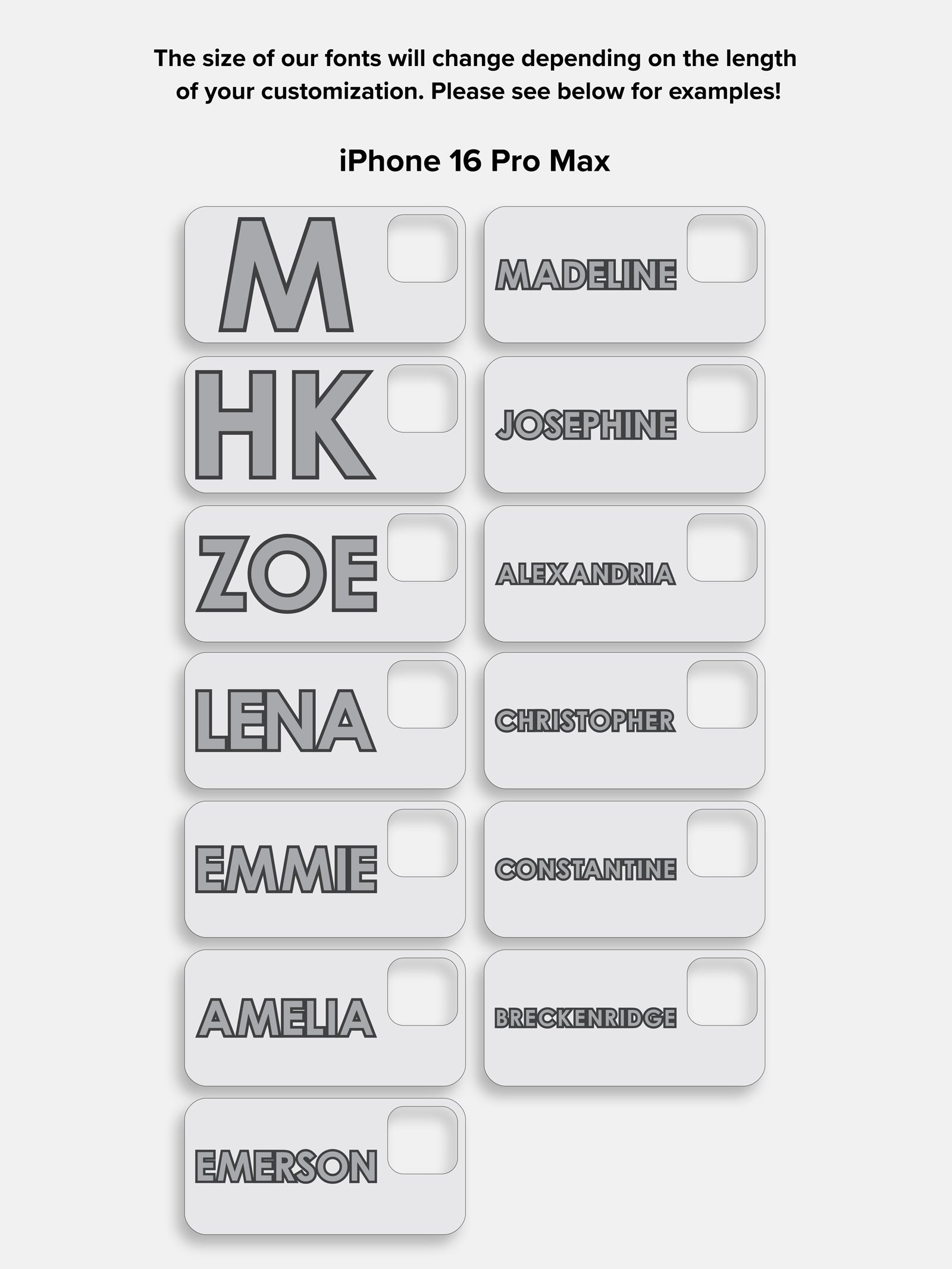 Block Font Custom iPhone Case - Lavender/White - Image 26